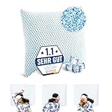 Memory Foam Kissen 80x80 – Weiches Gel-Kopfkissen für Seitenschläfer –...