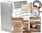 Angel Berger XXL Premium Räuchertonne I Tragbarer Smoker 65-100cm I für bis zu...