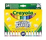 Crayola Filzstifte Kinder Auswaschbar, Malstifte Set In 24 Verschiedenen...