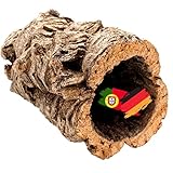 Vogelgaleria® Tolle Korkröhre aus Reiner Korkrinde, 20cm lang, 15cm hoch,...