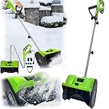 Schneefräsen, 1200W Schneekehrmaschine Elektrisch Schneefräse 220V...