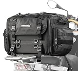 Rhinowalk Motorrad Sitztaschen 40-60L Wasserdicht Motor Rücksitztasche...