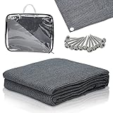Ansobea Vorzeltteppich hochwertiger Camping Teppich 250x250cm,Zeltteppich...