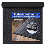 HD Fitness Bodenschutzmatte Unterlage Laufband schalldämmend Rudergerät Matte...