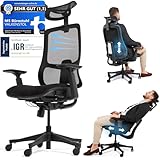 VALKENSTOL M5 Bürostuhl Ergonomisch mit Höhenverstellbare Rückenlehne und...