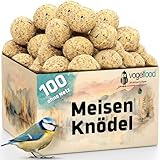 samore 100 Stück Meisenknödel ohne Netz vogelfood Vogelfutter Wildvogelfutter...