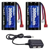 URGENEX 3000mAh 7.4 V Li-ion Akku with Deans T Plug 2S Rechargeable RC Battery...
