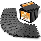 NEOLYMP Bodenschutzmatte Fitness - Gummimatte für Sportgeräte, extra dicker...