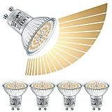 EACLL GU10 LED Warmweiß 6W Stufenlos Dimmbar Leuchtmittel, 4er-Pack, 585 Lumen...