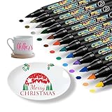 Topspitgo porzellanstifte Set,helle Farben Wasserfester keramik stifte für...