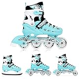 Nils Extreme Inline Skates 4in1 - Schlittschuhe Kinder - Inliner für Kinder und...