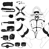 Utimi Bondage Set SM Bondage Satz mit 11 Stück Bondage Fesselset SM...