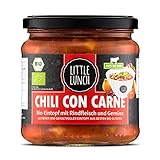 Little Lunch Bio Eintopf Chili Con Carne|350 g|100% Bio-Rindfleisch|Ohne...