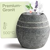 Praknu Sauna Verdampferschale aus robustem Granit – Saunazubehör für...