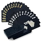CCLIFE Spielkarten 2 Decks Pokerkarten Playing Cards Profi Poker Wasserdichtes...