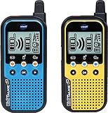 VTech KidiTalkie – 4in1 Kinder-Walkie-Talkie mit LCD-Display, Spielen,...