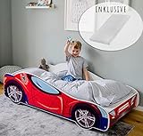 Kids Collective Autobett Kinderbett Jugendbett 70x140 | 80x160 mit...