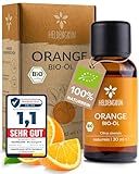 Heldengrün® BIO Orangenöl [100% NATURREIN] Kaltgepresst aus echten Orangen -...