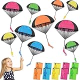 BBjinronjy Kinder Fallschirmspringer Spielzeug,10 Stück Fallschirm Spielzeug...