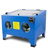 BITUXX® Sandstrahlkabine 90 L Liter Sandstrahlen Industrie Tisch...