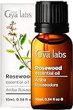 Gya Labs Ätherisches Rosenholzöl (10 ml) – holziger, blumiger und...