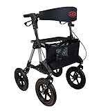 Outdoor Rollator (Aluminium) Rollator mit luftbereifung Faltbar