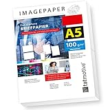 TATMOTIVE Imagepaper 100g/qm DIN A5, das stärkere Briefpapier, brillante Drucke...