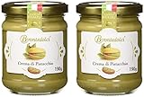 2 Stück - Brontedolci Pistaziencreme süß mit 40% Pistazien aus Sizilien...