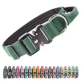 TSPRO Premium Hundehalsband mit Griff Dickes Verstellbares Taktisches...
