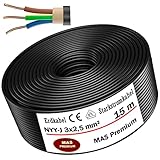 MAS Premium 5-170m NYY-J 3x1,5 2,5 4 6 10 16 oder 5x1,5 2,5 4 6 10 16 Erdkabel...