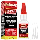 Hohe Festigkeit Metallkleber Extra Stark, Transparenter Metallkleber...