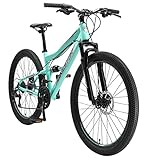 BIKESTAR Fully Mountainbike Shimano 21 Gang Schaltung, Scheibenbremse 26 Zoll...