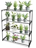 DIVCHI 4-stöckige Gartenregale | Regal | Gewächshausregal | Schuppenregal |...