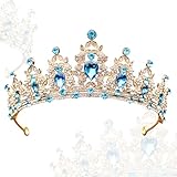 Snowtain Hochzeit Tiara, 1 Pcs Kristalle Prinzessin Krone, Kristall Krone Tiara,...