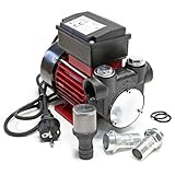 Wiltec Heizöl- und Dieselpumpe 230V 375W 60l/min, Selbstansaugende Umfüllpumpe...