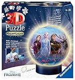 Ravensburger 3D Puzzle 11141 - Nachtlicht Puzzle-Ball Disney Frozen 2 - 72 Teile...