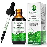 Chlorophyll Tropfen, 60ml Flüssiges Chlorophyll Vegan (100 mg je Tagesdosis)...