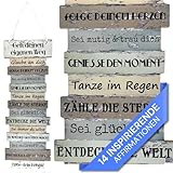Bada Bing Wandschild Lebenseinstellung Motivation - Gehe deinen eigenen Weg -...