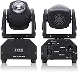 UKing LED Moving Head Beams d-mx Lichteffekt Mini LED Pinspot Licht RGBW 11/13...