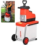 HECHT Elektro Walzenhäcksler – Gartenhäcksler mit 2800 Watt Power Motor,...