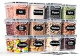GoMaihe Vorratsdosen mit deckel luftdicht 12er-Set: Aufbewahrungsbox Küche...