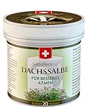 SwissMedicus DACHSSALBE - dachsfett - salbe - Enthält 20 Kräuter - zur Massage...