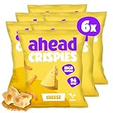 ahead Crispies Cheese | High Protein Chips mit 24% Protein – Low Fat, Vegan,...