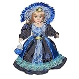 SHURROW 11,81 '' Porzellan Viktorianische Puppe Mädchen Stehende Figuren mit...