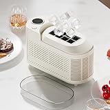 BAOSHISHAN Mini Eiswürfelsbereiter tragbar, 8 Stück quadratische Eiswürfel in...