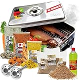 Zite Räucherofen Edelstahl XXL Set mit Zubehör [Tischräucherofen mit...