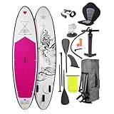 BRAST® SUP Board Lady | Aufblasbares Stand up Paddle Set für Frauen | 300cm...