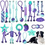 TAVADA Hundespielzeug,Hundespielzeug Set,20 Stück Kauen Hundespielzeug Set für...