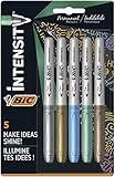 BIC Metallische Permanentmarker — 5er-Pack — verschiedene metallische Farben...