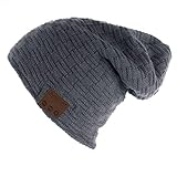 JTONG Bluetooth Beanie Hut, Unisex Erwachsene Soft Warm Musik Skull Cap mit...